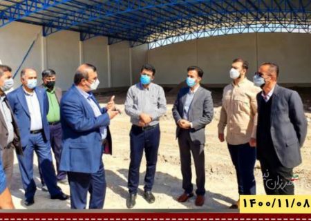 از پروژه های در حال ساخت خیرین بستکی در حوزه بهداشت و درمان بازدید کرد