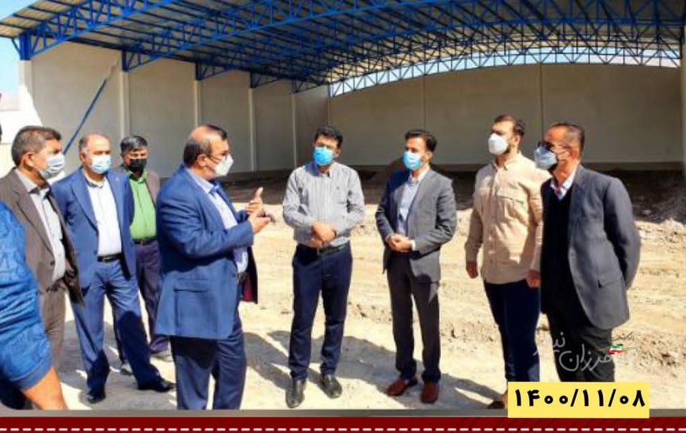 از پروژه های در حال ساخت خیرین بستکی در حوزه بهداشت و درمان بازدید کرد