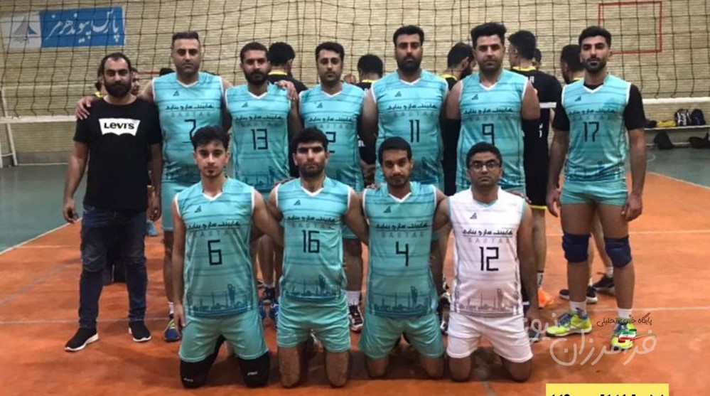 تیم هیات والیبال بستک به مرحله نیمه نهایی لیگ برتر استان صعود کرد