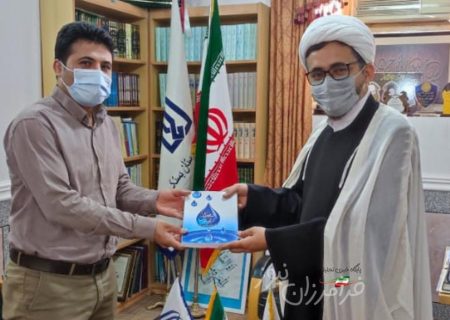 دیدار مدیر بنیاد مسکن شهرستان بستک با امام جمعه