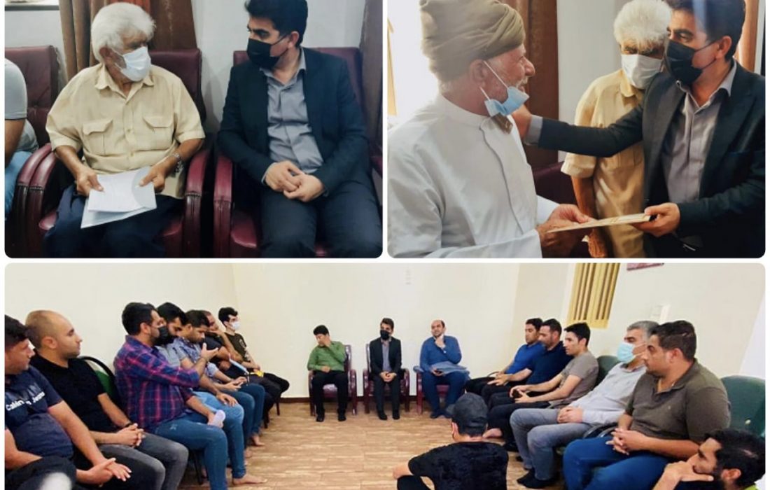 برپایی میز خدمت در روستاهای هرنگ و کوخرد