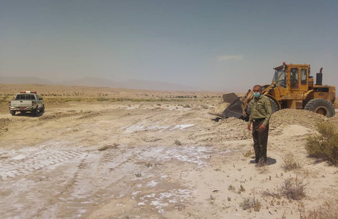 پیشگیری از تصرف یک هکتار اراضی ملی بست قلات