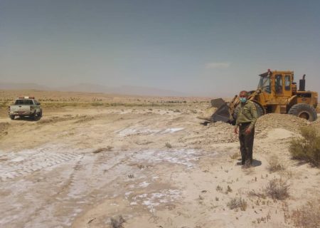 پیشگیری از تصرف یک هکتار اراضی ملی بست قلات
