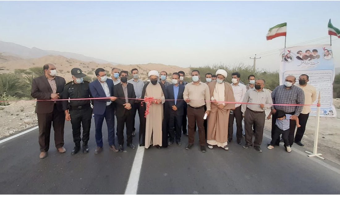 افتتاح روکش آسفالت محور بستک – بندرلنگه