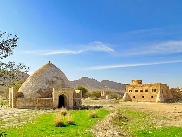 بستک شهرستانی با بناهای قاجاری در استان هرمزگان