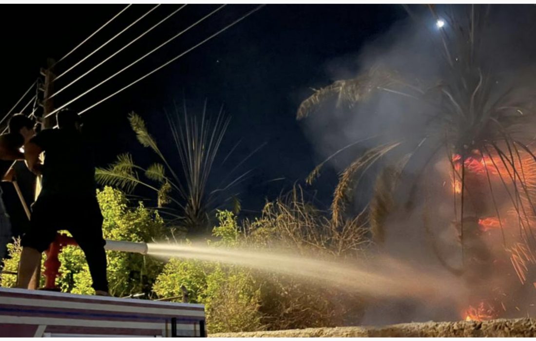 با همکاری و حضور به موقع آتش نشانان تدرویه و زنگارد ، آتش سوزی دهنگ مهار گردید