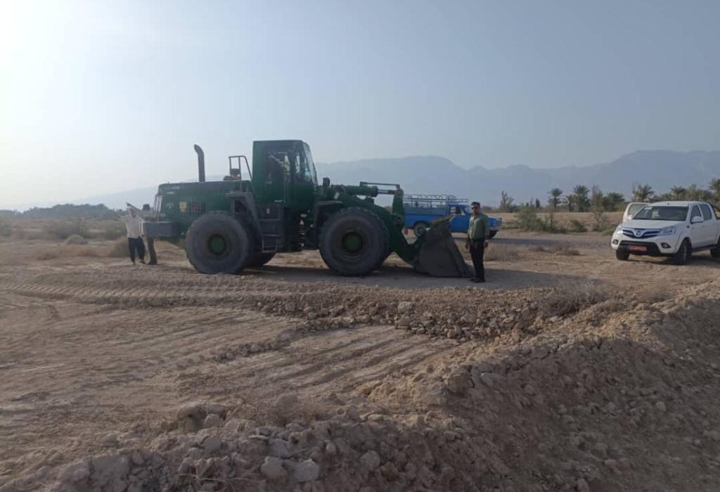 رفع تصرف یک هکتار از اراضی روستای مردنو شهرستان بستک