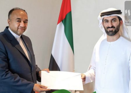 سفیر ایران در امارات رونوشت استوار نامه خود را تقدیم کرد