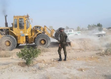 آزادسازی شش هکتار از اراضی ملی کوخرد شهرستان بستک