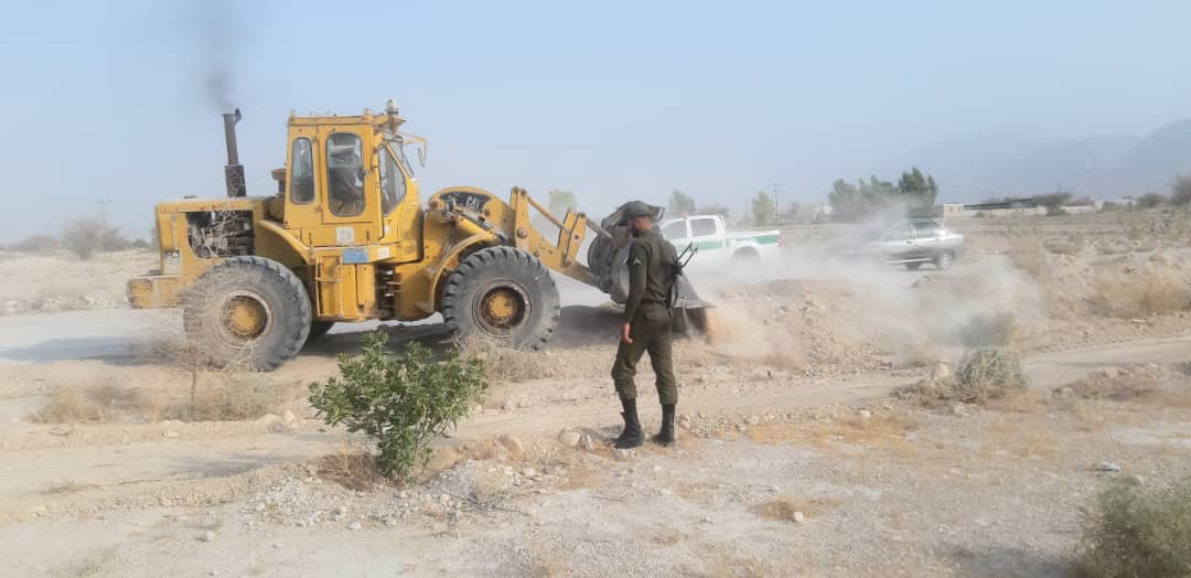 آزادسازی شش هکتار از اراضی ملی کوخرد شهرستان بستک