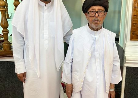 پس از شصت سال محوریت دینی آقا سید محمد قتالی از زحمات وی تقدیر و امام جمعه جدید اهل سنت شهر بستک معارفه شد