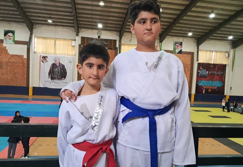 محمد و صالح ملااحمدی برادران بستکی در مسابقات کاراته کشور، قهرمان کشور شدند