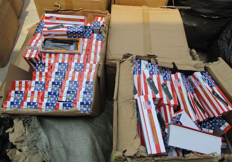 محموله بزرگ سلاح و ابزارآلات آمریکایی ویژه آشوب و اغتشاش در تور اطلاعاتی جمهوری اسلامی ایران گرفتار شد