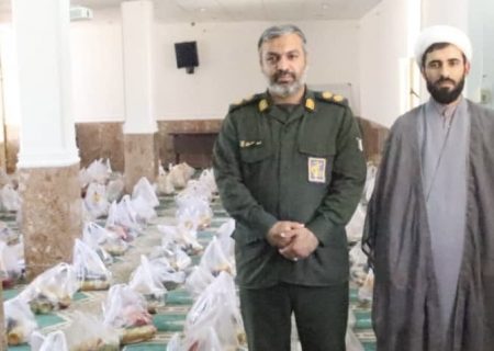 توزیع ۳۰۰ بسته معیشتی در سومین مرحله رزمایش مواسات و همدلی شهرستان بستک