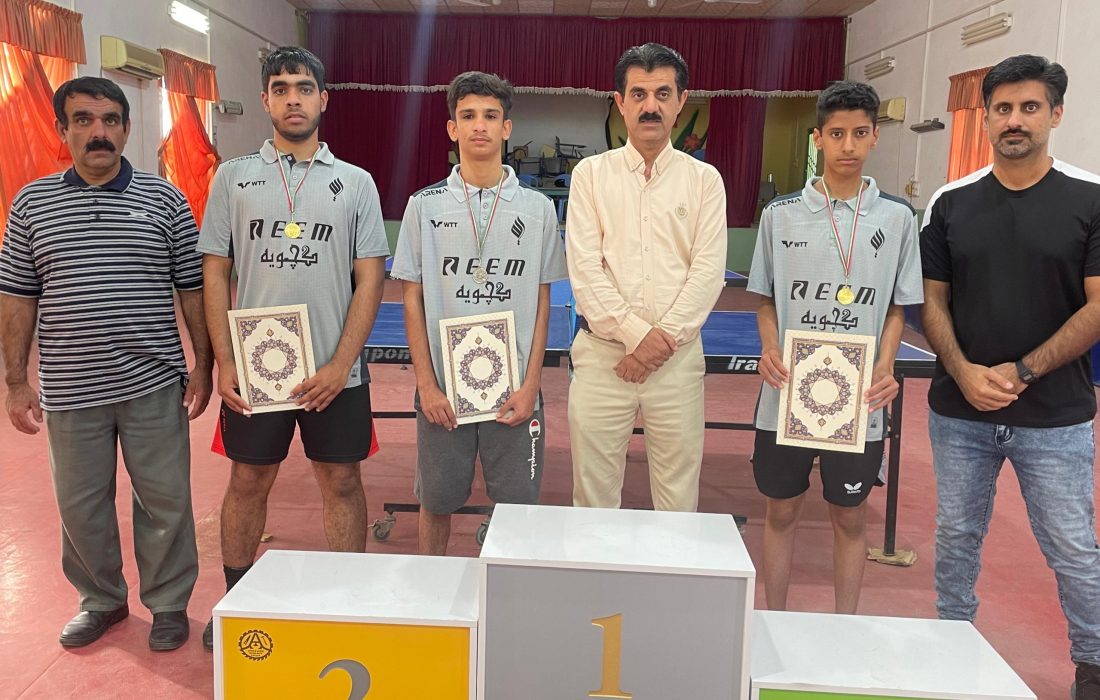 تنیس بازان باشگاه ریم گچویه در مسابقات تنیس روی میز مدارس شهرستان خوش درخشیدند