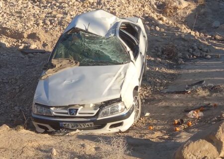 واژگونی خودرو در محور کوهیج -لاور میستان جان جوان اهل مردنو رو گرفت