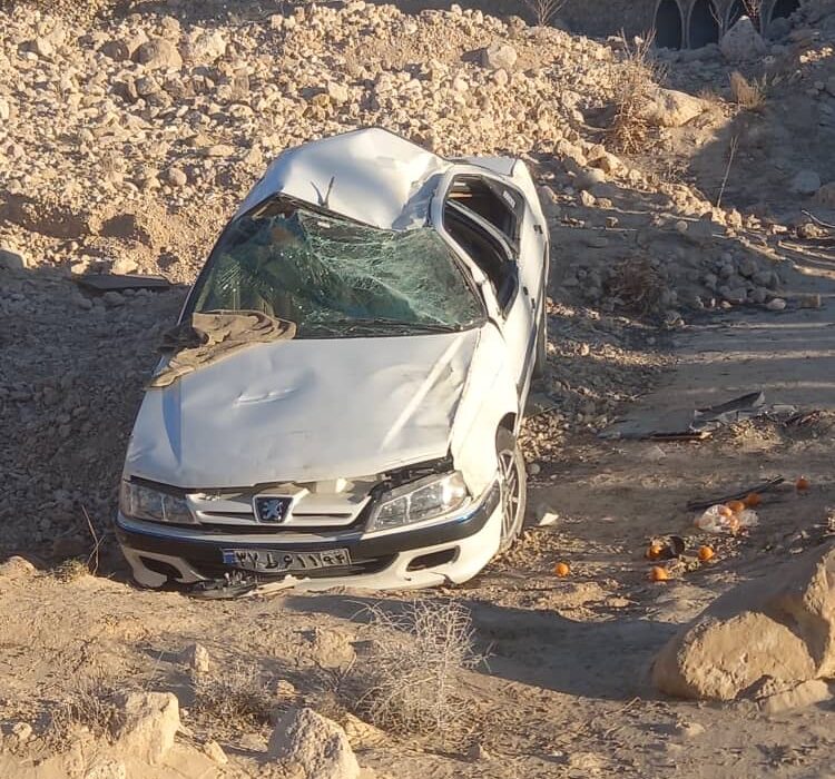 واژگونی خودرو در محور کوهیج -لاور میستان جان جوان اهل مردنو رو گرفت