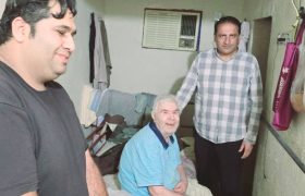 دیدار بخشدار مرکزی بستک با سالمندان در بخش مرکزی