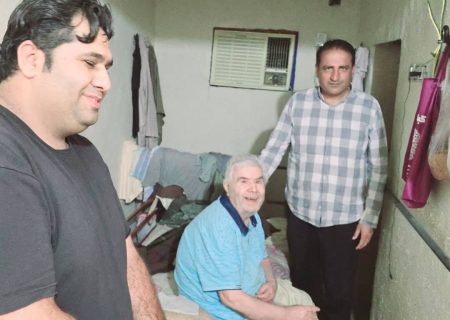 دیدار بخشدار مرکزی بستک با سالمندان در بخش مرکزی