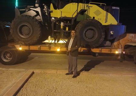 دهیاری گچویه صاحب یک دستگاه لودر شد