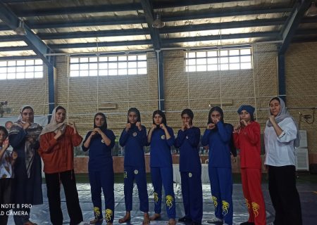 دختران ووشوکارشهرستان بستک برسکوی قهرمانی استان ایستادند