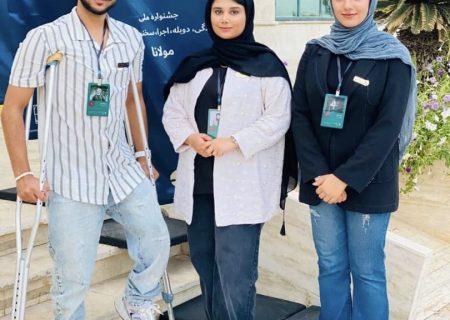 بازیگران تئاتر فانوس بستک در سومین دوره ی جشنواره ملی مولانا خوش درخشیدند