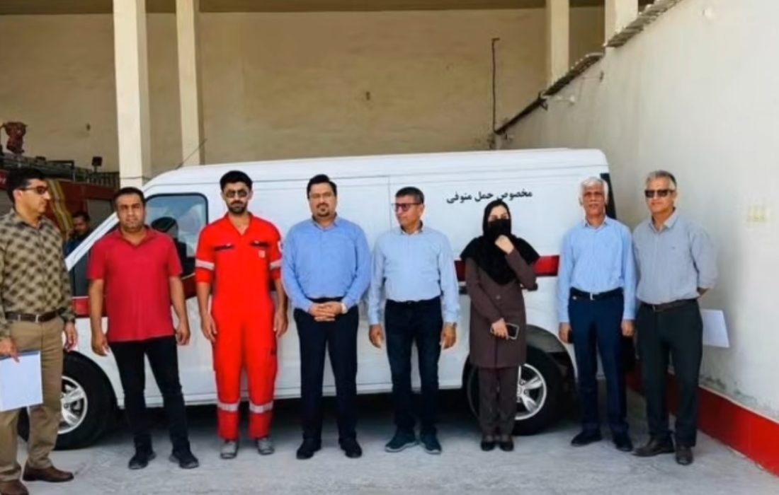اهدای خودرو حمل متوفی به شهرداری جناح توسط یک نیک اندیش