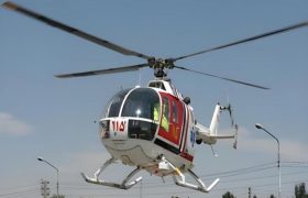 بالگرد اورژانس غرب هرمزگان جان دو بیمار هرمزگانی را در یک روز نجات داد!