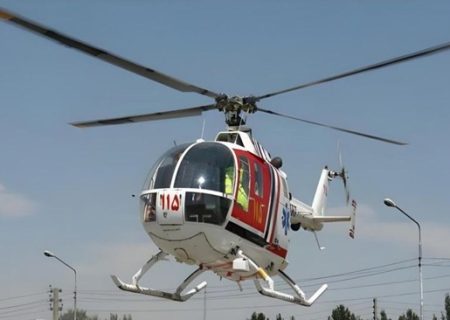 بالگرد اورژانس غرب هرمزگان جان دو بیمار هرمزگانی را در یک روز نجات داد!