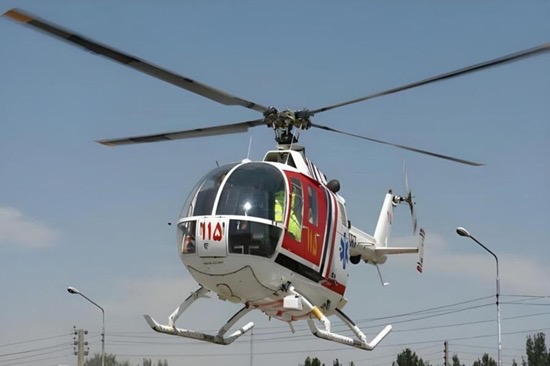 بالگرد اورژانس غرب هرمزگان جان دو بیمار هرمزگانی را در یک روز نجات داد!