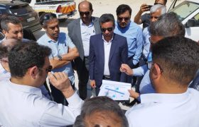 بازدید مسئولان کشوری و استانی از محورهای مواصلاتی شهرستان بستک