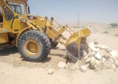 چهار ساخت‌وساز غیرمجاز در اراضی زراعی بستک قلع‌وقمع شد