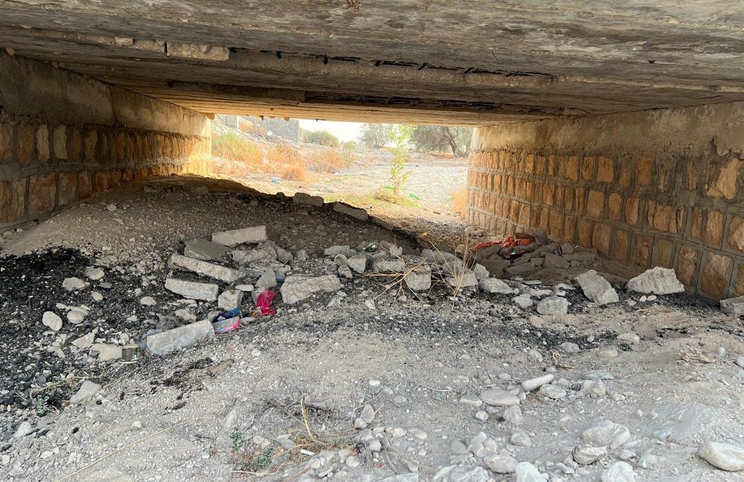 وضعیت نگرانکننده پل دهنو خُمر در فرامرزان / درخواست مردم ، ترمیم فوری