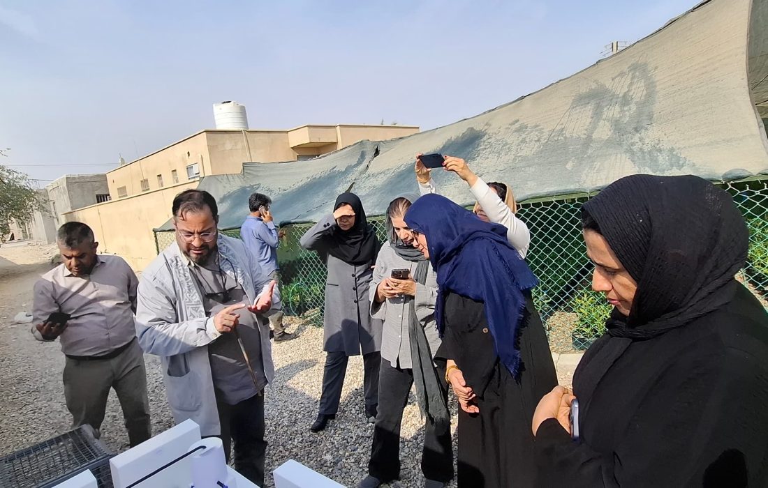 بازدید عملی اعضای صندوق خرد زنان روستایی بستک از نهالستان سایه خوش